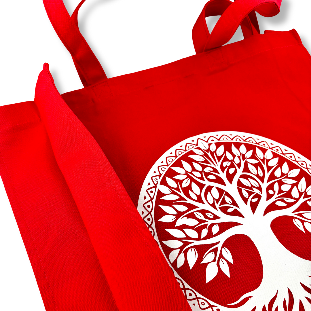 mora (4) Taška plátěná s potiskem - červená - Alexhandshop.cz