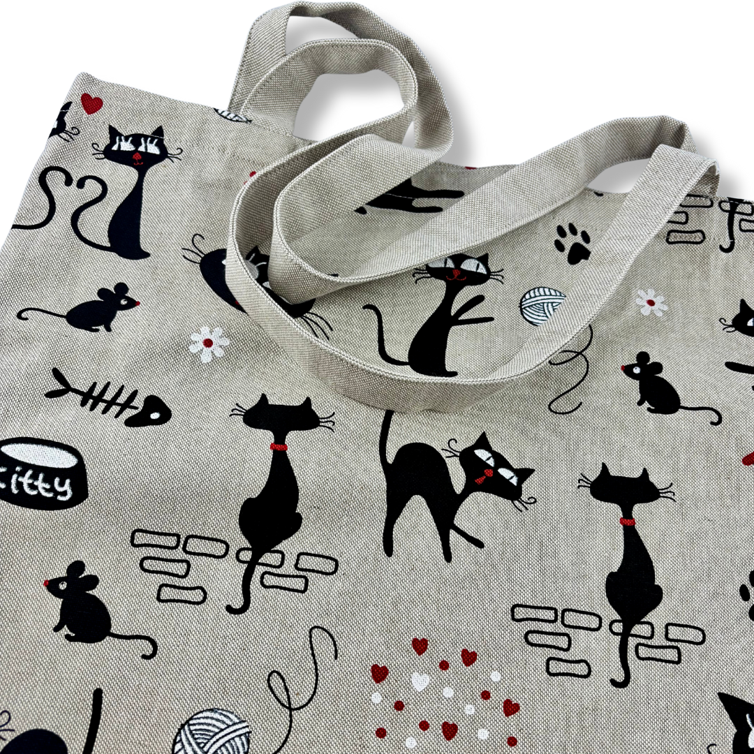 taska (5) Taška plátěná nákupní - Kočky - Alexhandshop.cz