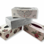 Dřevěný box na papírové kapesníky – Vánoční – Alexhandshop.cz