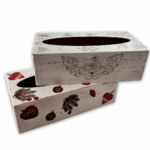 Dřevěný box na papírové ručníky – Vánoční – Alexhandshop.cz