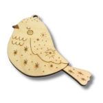 Dřevěná dekorace – Ptáček – Alexhandshop.cz