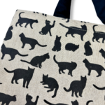Taška plátěná nákupní – Černé kočky | Alexhandshop.cz