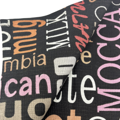 Utěrka vaflová - Café